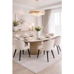 Krzesło tapicerowane DELUXE KR-136 Tkanina Dream Velvet 202.02